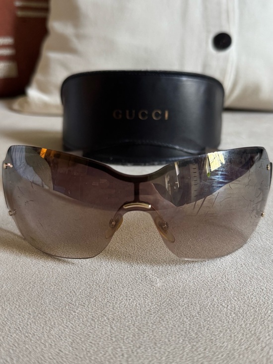 Authentic Gucci Vintage Women\'s 1825/s Sunglasses Brown main image 4